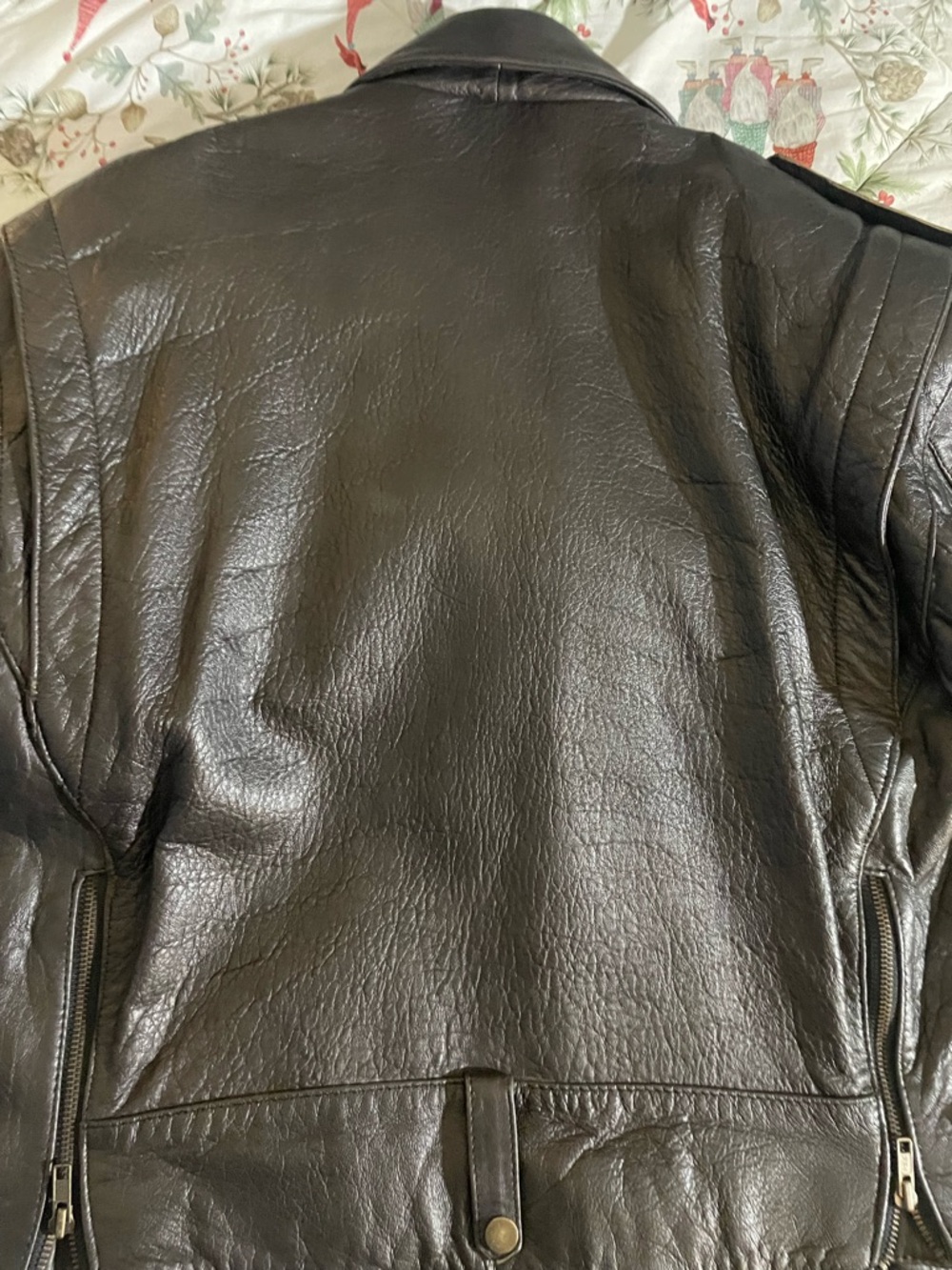 Vintage Leather Motorcycle Jacket. - Picture 7 of 10